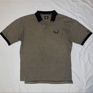 Tobasco Checkered Polo Shirt Large